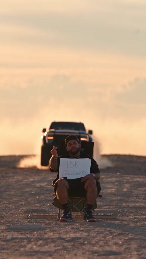 Desert Truck Jump Sign